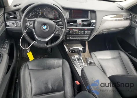 2017 BMW X3 Sdrive28I из США, поврежденный, VIN 5UXWZ7C39H0V91258